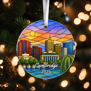 Personalisiertes Cambridge-Acrylabzeichen, Benutze Ornament