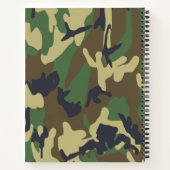 Personalisiertes Camouflage-Notebook Notizblock (Rückseite)
