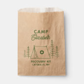 Personalisiertes Camp Bachelorette ERHOLUNG Kit Geschenktütchen (Vorderseite)