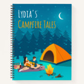 Personalisiertes Campfire-Storys-Notebook | Tagebu Notizblock (Vorderseite)