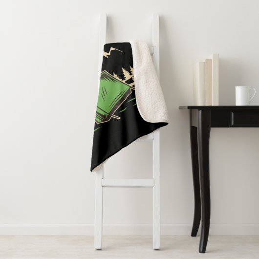 Personalisiertes Camping Familiencampingabenteuer Sherpadecke (Beispiel)