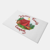 Personalisiertes Camping Fußmatte (Schrägansicht)