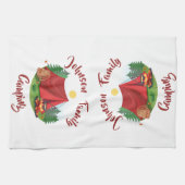 Personalisiertes Camping Geschirrtuch (Horizontal)