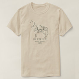 Personalisiertes Camping Junggeselinnen-Abschied W T-Shirt