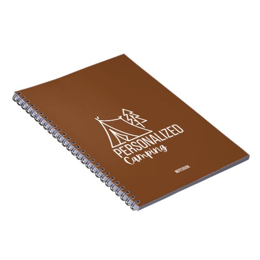 Personalisiertes Camping-Notebook Notizblock (Rechte Seite)