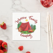 Personalisiertes Camping Serviette (Beispiel)