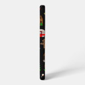 Personalisiertes Camping Themed Happy Camper Samsung Galaxy Hülle (Linke Seite)