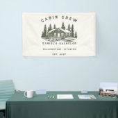 Personalisiertes Camping-Wochenende-Junggesellenab Banner (Messeveranstaltung)
