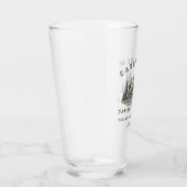 Personalisiertes Camping-Wochenende-Junggesellenab Glas (Rechts)