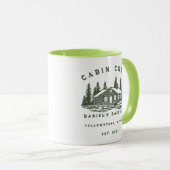Personalisiertes Camping-Wochenende-Junggesellenab Tasse (VorderseiteRechts)
