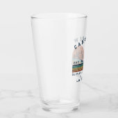 Personalisiertes Camping-Wochenende-Junggesellinne Glas (Rechts)
