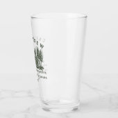 Personalisiertes Camping-Wochenende-Junggesellinne Glas (Links)