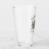 Personalisiertes Camping-Wochenende-Junggesellinne Glas (Rechts)