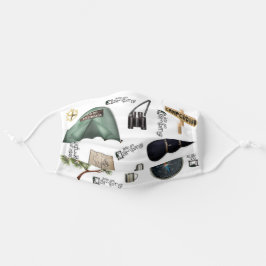 Personalisiertes Camping - Zelte und Lieferungen Mund-Nasen-Maske Aus Stoff
