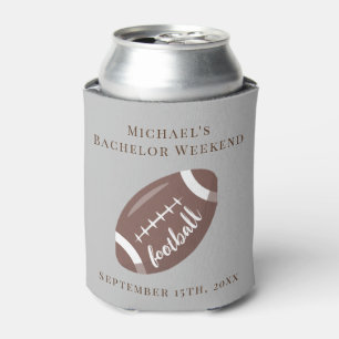 Personalisiertes Can Cooler Bachelor Football Week Dosenkühler