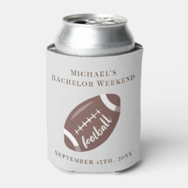Personalisiertes Can Cooler Bachelor Football Week Dosenkühler