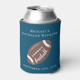 Personalisiertes Can Cooler Bachelor Football Week Dosenkühler