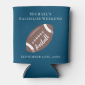 Personalisiertes Can Cooler Bachelor Football Week Dosenkühler (Vorderseite)