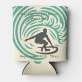 Personalisiertes Can Cooler Bachelor Surfwoche Dosenkühler (Vorderseite)