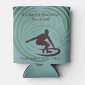 Personalisiertes Can Cooler Bachelor Surfwoche Dosenkühler (Vorderseite)