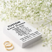 Personalisiertes CANASTA Players Pack Spielkarten (Insitu (Hochzeit))