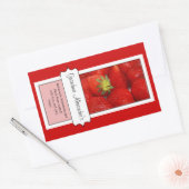 Personalisiertes Canning Jar Label, benutzerdefini Rechteckiger Aufkleber (Umschlag)