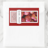 Personalisiertes Canning Jar Label, Custom Apple Rechteckiger Aufkleber (Tasche)