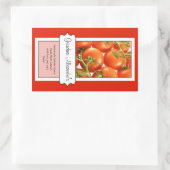 Personalisiertes Canning Jar Label, kundenspezifis Rechteckiger Aufkleber (Tasche)