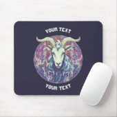 PERSONALISIERTES CAPRICORN ZODIAC-SIGN MOUSEPAD (Mit Mouse)
