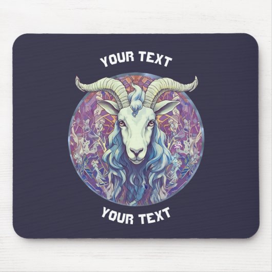 PERSONALISIERTES CAPRICORN ZODIAC-SIGN MOUSEPAD (Vorne)