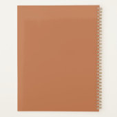 Personalisiertes Caramel-Notebook | Individuelle N Planer (Rückseite)