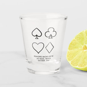 Personalisiertes Casino Bachelorette Gefallen Glas