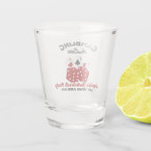 Personalisiertes Casino Las Vegas Junggeselinnen-A Schnapsglas (Rückseite)