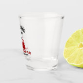 Personalisiertes Casino Las Vegas Junggeselinnen-A Schnapsglas (Rechts)