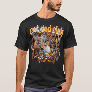 Personalisiertes Cat Dad Club Shirt | Benutzerdefi