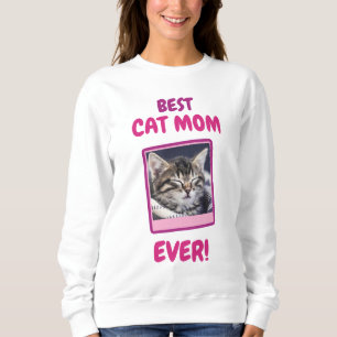 Personalisiertes Cat Dog Mom Pet Lovers Mum Dad T- Sweatshirt