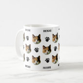 Personalisiertes Cat-Face-Foto Kaffeetasse (Vorderseite Links)