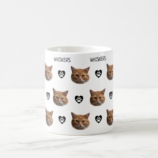 Personalisiertes Cat-Face-Foto Kaffeetasse (Mittel)