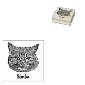 Personalisiertes Cat Foto, Haustiere Gummistempel (Stempel)