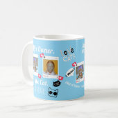 Personalisiertes Cat Foto Kaffee Tasse | Benutzerd (Vorderseite Links)