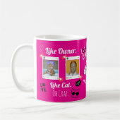 Personalisiertes Cat Foto Kaffee Tasse | Benutzerd (Links)