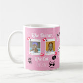 Personalisiertes Cat Foto Kaffee Tasse | Benutzerd (Links)