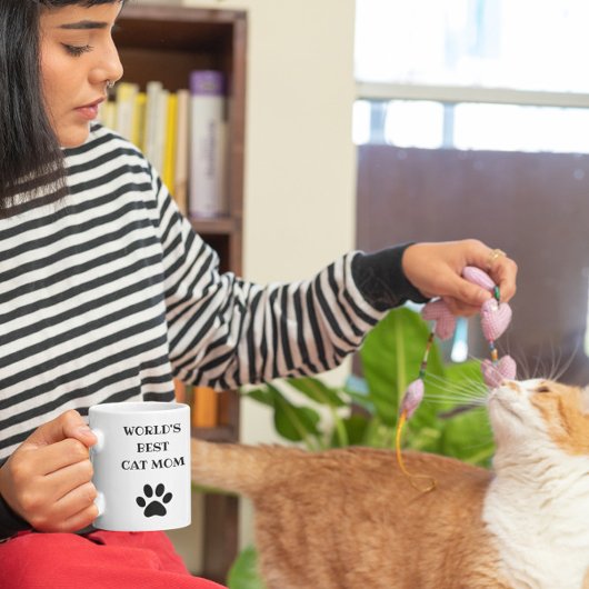 Personalisiertes Cat Mama Custom Foto Kaffeetasse