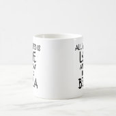 Personalisiertes Cat Parent Mama Vater Geschenk Kaffeetasse (Mittel)