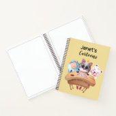 Personalisiertes Cat Sketchbook Notizblock (Innenseite)