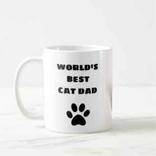 Personalisiertes Cat Vater Custom Foto Kaffeetasse