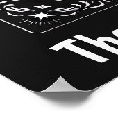 Personalisiertes Celestial Tarot Zodiac Geschenk K Poster (Ecke)