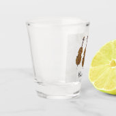 Personalisiertes Cello-Geschenk Schnapsglas (Links)