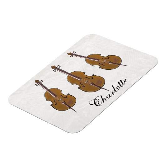 Personalisiertes Cello-Trio-Geschenk Magnet (Linke Seite)