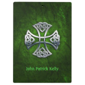 Personalisiertes Celtic Cross Klemmbrett (Rückseite)